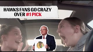 Hawks fans go CRAZY after finding out about No. 1 Pick 🥳