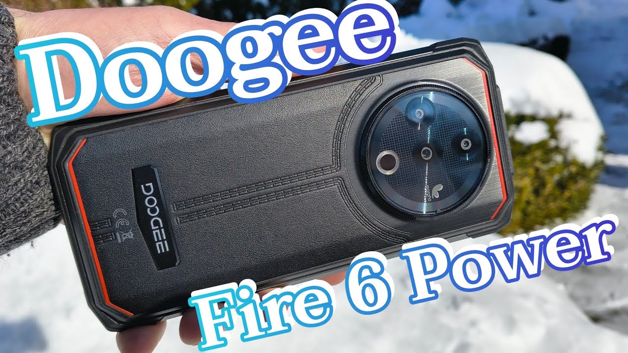 "Броник" Doogee Fire 6 Power, 15500 mAh, NFC, Android 14, Unisoc T606. Знакомимся! 