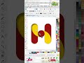"H" Letter Logo Design बनाये सिर्फ 1 मिनट में| | Design with Corel Hindi Tutorial #logo