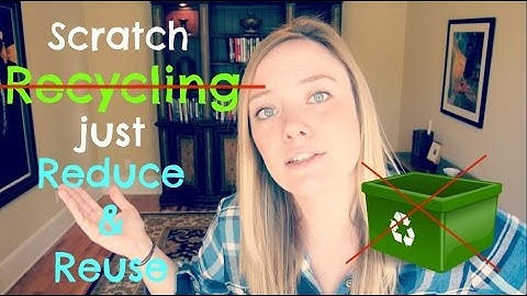 Scratch Recycling, Just Reduce & Reuse