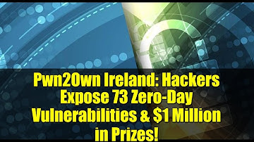 Pwn2Own Ireland: Hackers Expose 73 Zero-Day Vulnerabilities & $1 Million in Prizes!