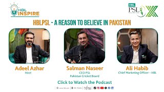 HBL Inspire Episode 4: HBLPSL – A Reason To Believe In Pakistan