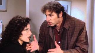 Seinfeld, The Shower Head, Kramer gets the door slammed on his face.