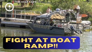Two men square off at the boat ramp, sheriff's office responds