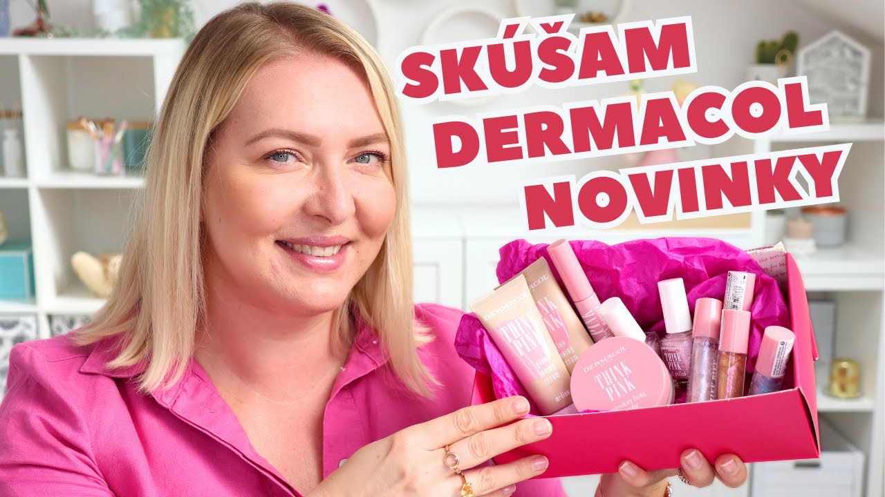 Test noviniek Dermacol Think Pink – nové tónovacie krémy, sypký púder aj oleje na pery