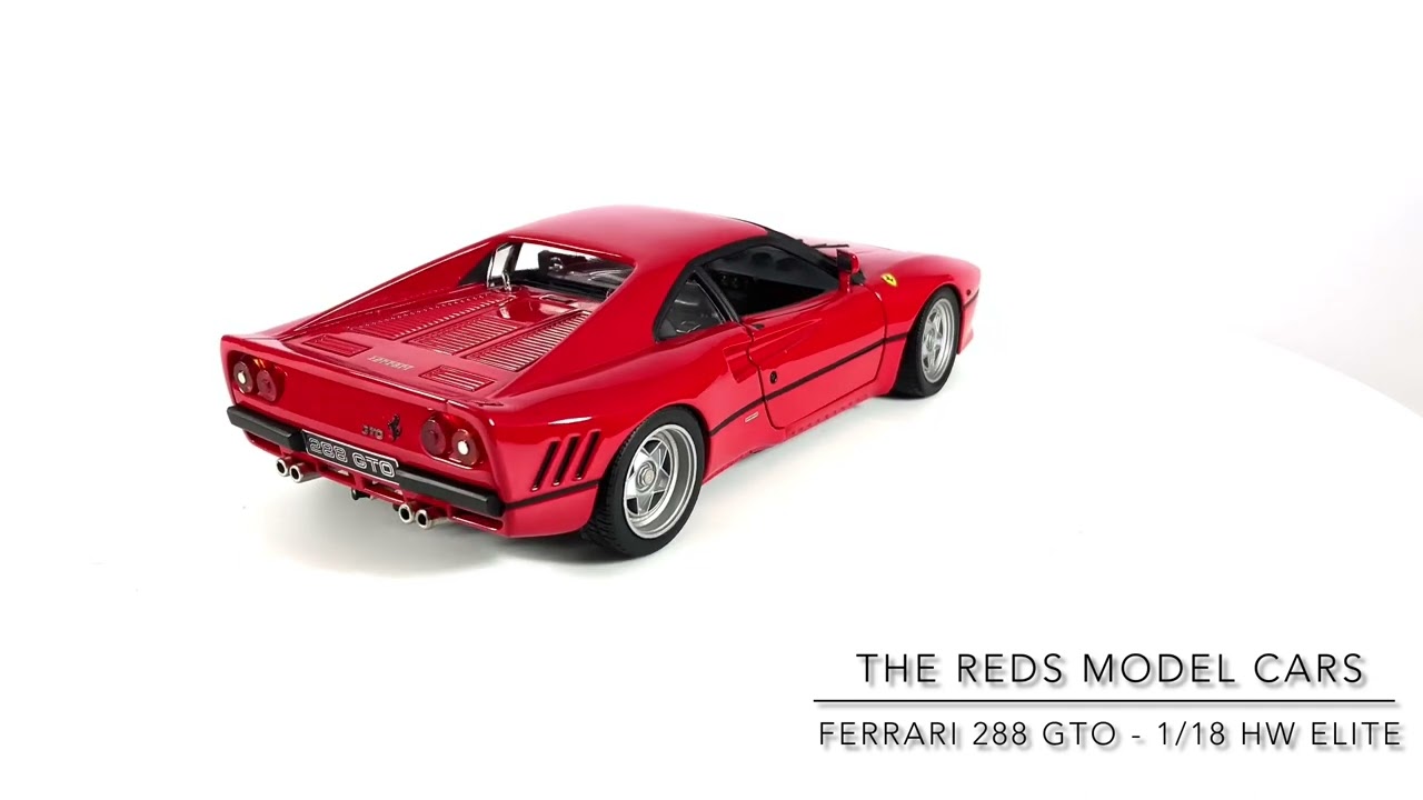 1984 - Ferrari 288 GTO - 1/18 Hot Wheels Elite (