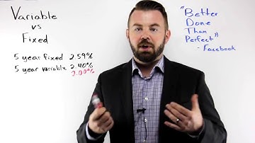 Variable vs Fixed Mortgages