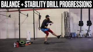 Balance + Stability Drill Progressions