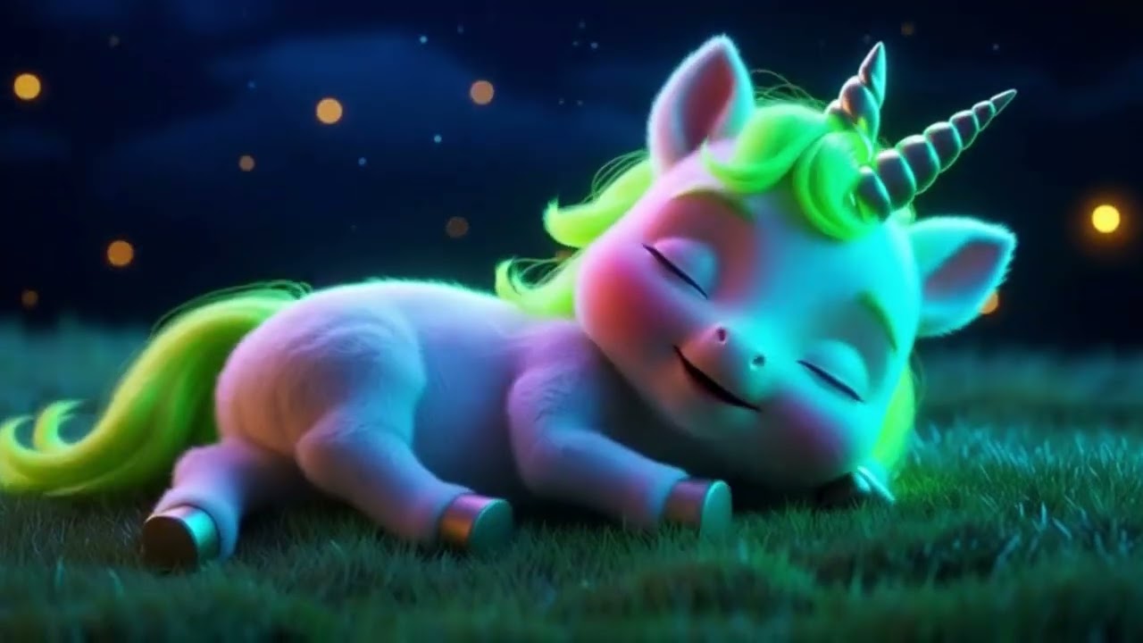 Sleep Deeply 💤 Baby Unicorn Magic 🦄 Relaxing Lullaby 🌙 Kids Sleep Music