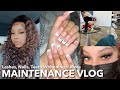 Maintenance Vlog | Teeth Whitening, Nails, Lashes + More