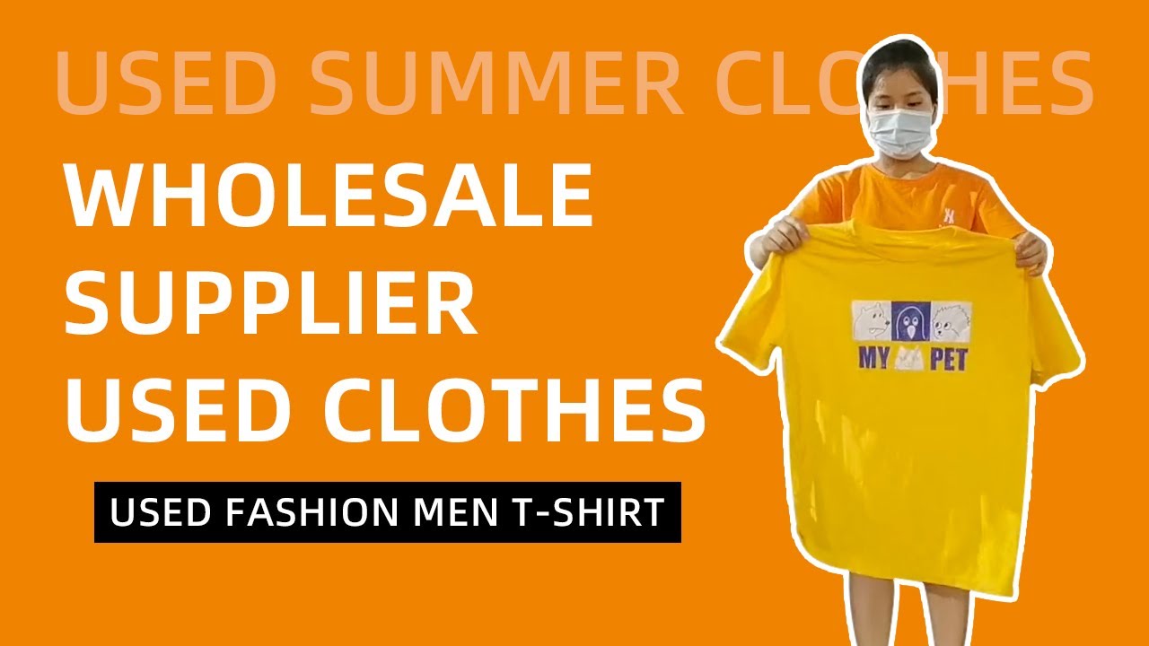 Used Clothing SecondHand Men TShirtWholesale supplier used clothes YouTube