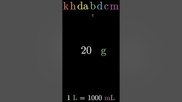 Unit Conversions Part 1: k h da b d c m #shorts