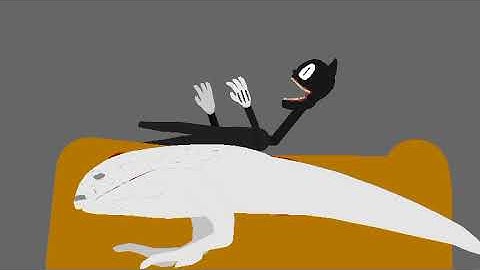 cartoon cat vs long horse vs bridge worm vs siren head stick nodes animation