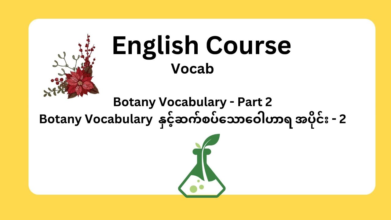 Botany Vocab   Part 2