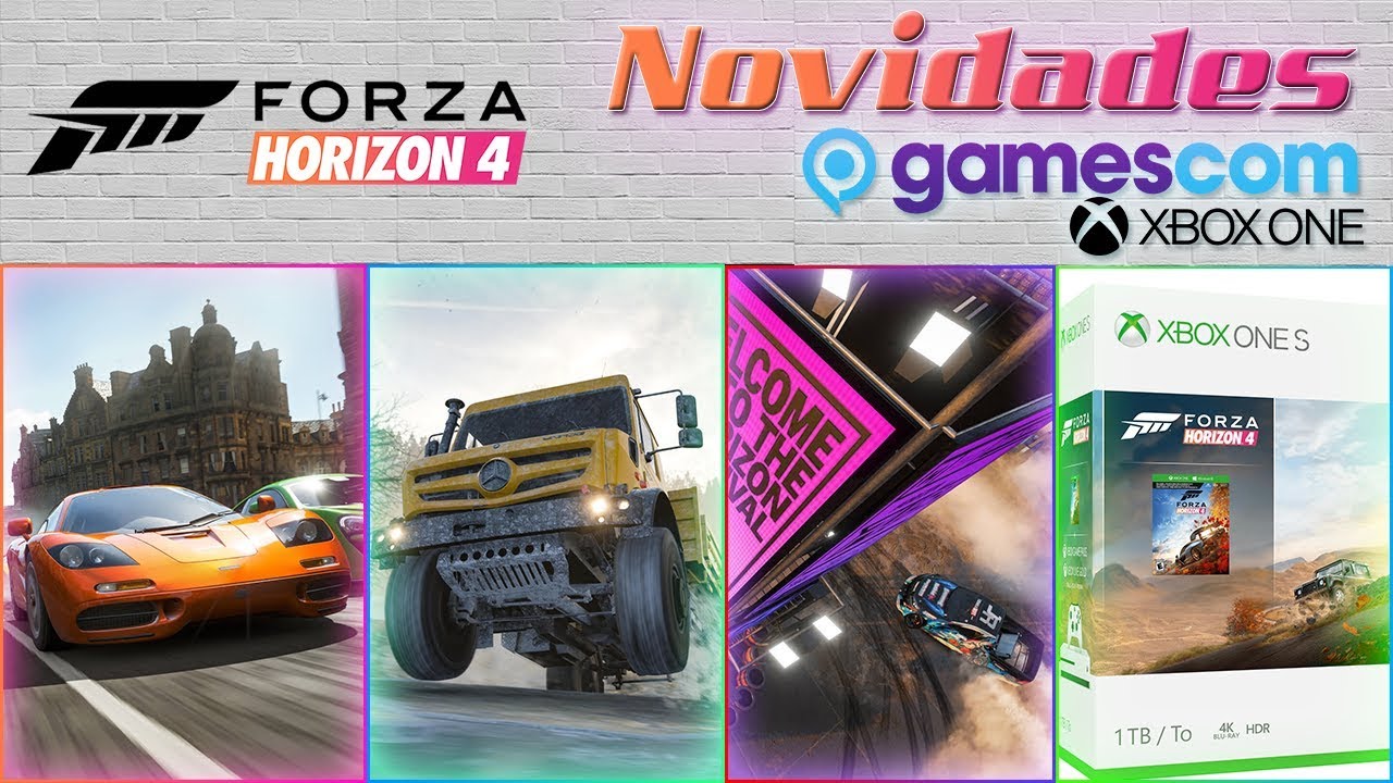Forza Horizon 4 | Novas Imagens Gameplay | Xbox Exclusivo  ( Gamescom 2018 )