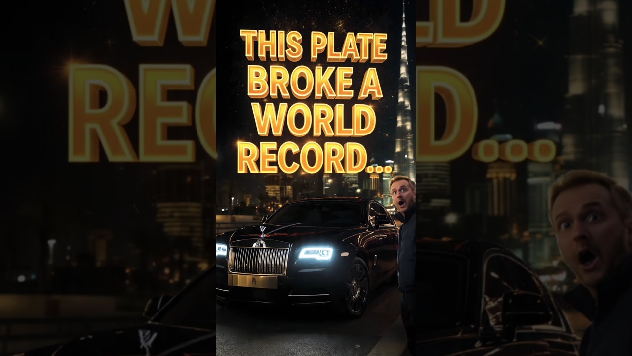 P7 Plate: The $33 Million World Record! 🤑 The World's Most Expensive License Plate 