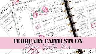 My Faith Study Plan for February| Bible Study| War Binder| The Happy Planner screenshot 2