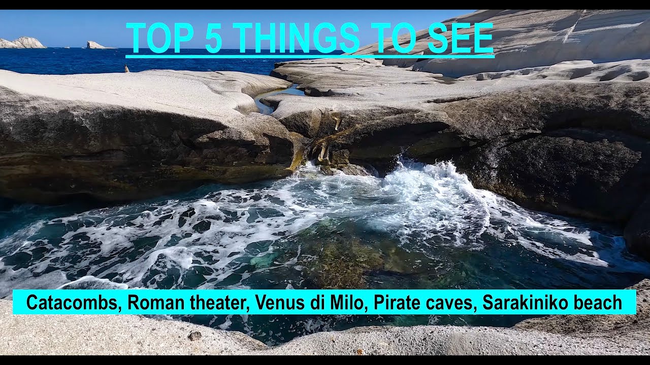 A DAY ON MILOS ISLAND, GREECE - Top 5 things to see!