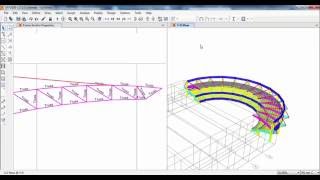 SAP2000-Structural Modeling of Stadium Structure 02