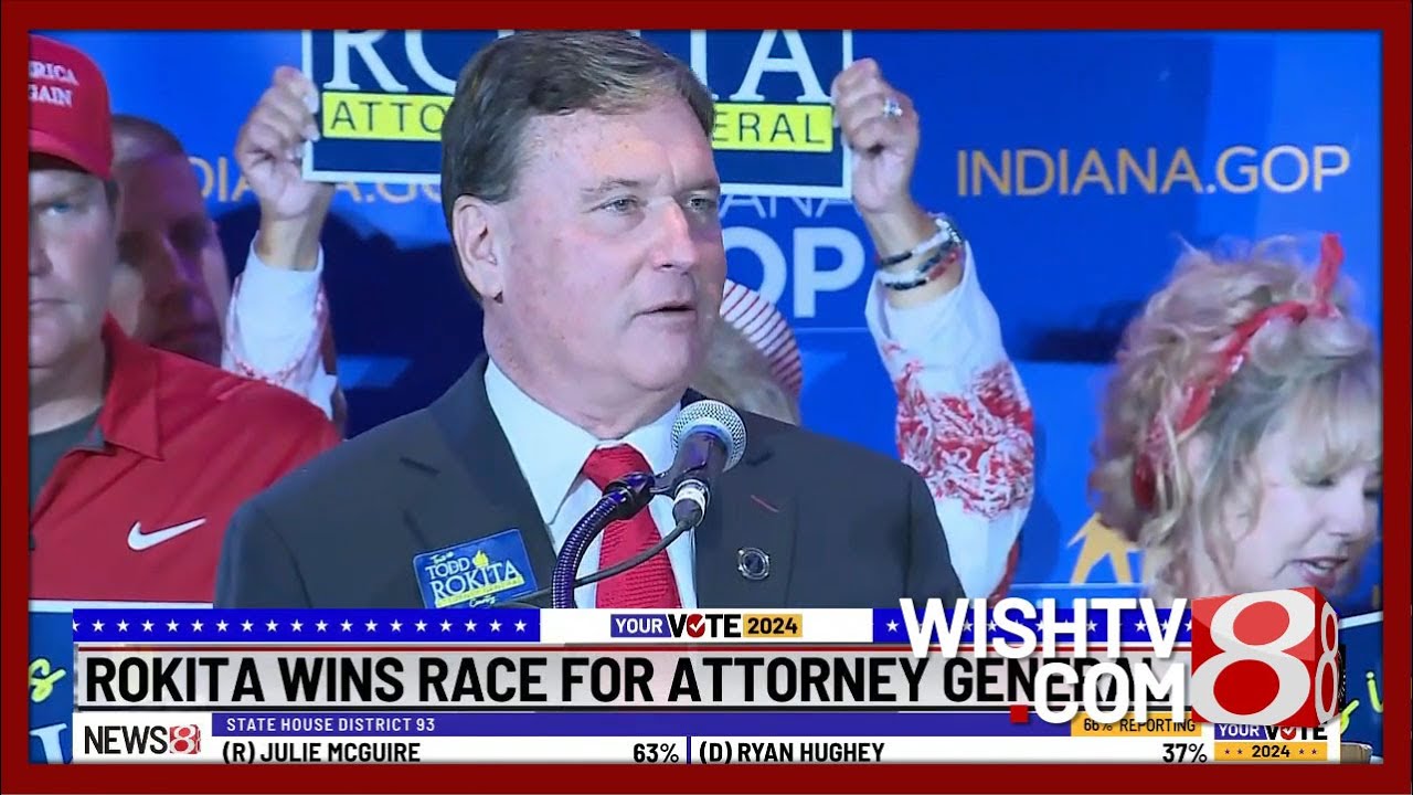 Rokita wins race for attorney general - YouTube