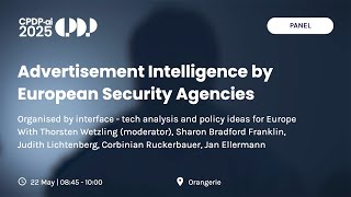 CPDP.ai 2025 - Advertisement Intelligence by European Security Agencies