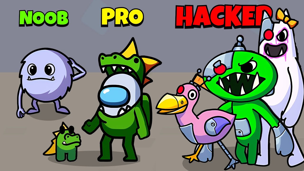 🤢 NOOB 😎 PRO 😈 HACKER | Garten of Rainbow Monsters #3 | iOS - Android APK