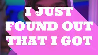 Omri - I Just Found Out That I Got C-