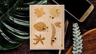 Yippee for Yana: Gold Tropical Card