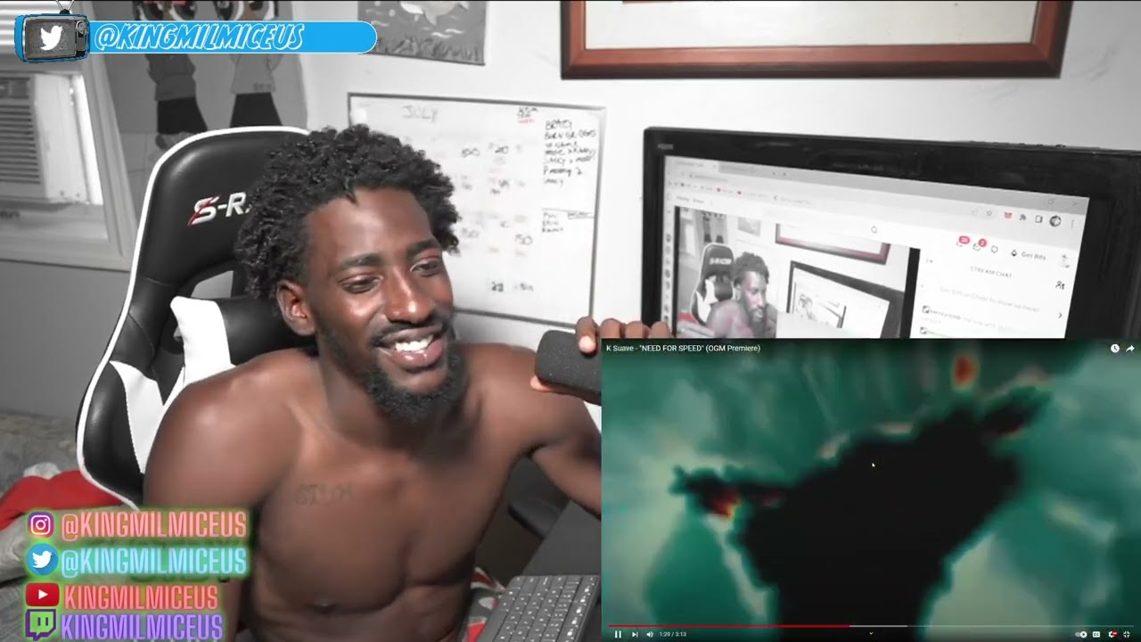 The 8 God Reacts to: K Suave - Need For Speed