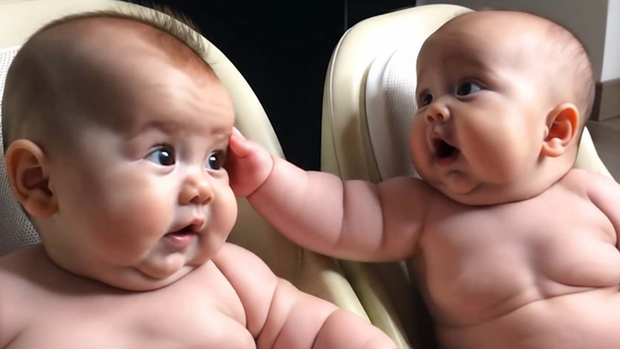 COOL PEAS - Cutest Twins Baby Playing Together Videos II Funny Baby Video