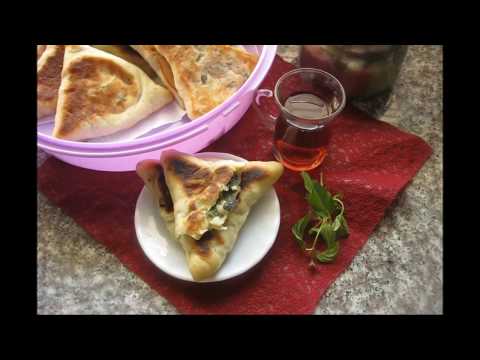 Арабские лепешки с ЗЕЛЁНЫМ ЗА-АТАРОМ И СЫРОМ