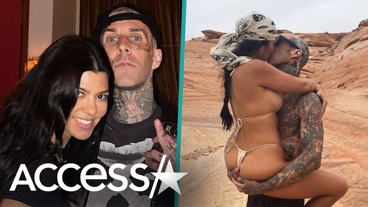 Kourtney Kardashian Flashes Booty In Steamy Travis Barker Pic