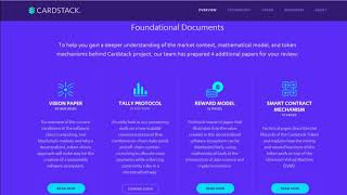 Cardstack ICO - The Experience Layer of the Blockchain and Tally Protocol