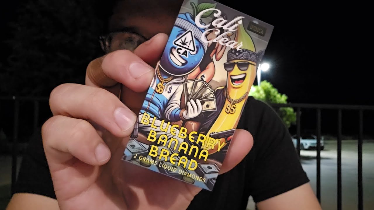 Cali Clear Blueberry Banana Bread Disposable Review (2g Liquid Diamonds) 