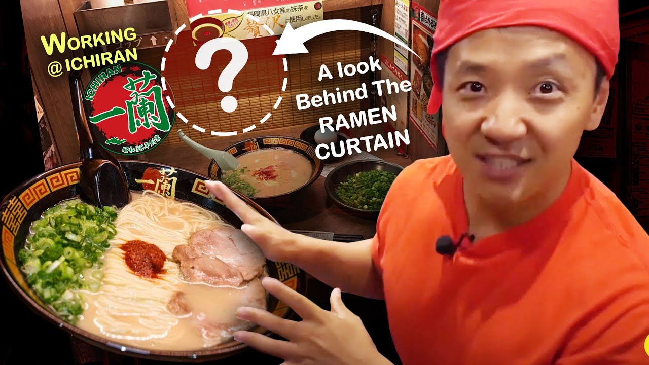 WORKING at ICHIRAN RAMEN! A Look BEHIND The RAMEN CURTAIN