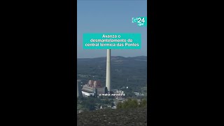 🏭 AS PONTES | Seguen os traballos para DESMANTELAR a central TÉRMICA