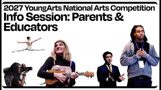 Info Session: Parents & Educators | 2027 YoungArts Application