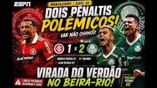 🚨 VAR SUMIU? DOIS PÊNALTIS POLÊMICOS E O PALMEIRAS CALA O BEIRA-RIO! 🔥😱 / MODO CARREIRA #05