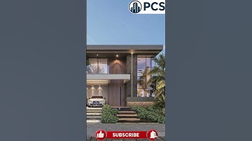 Modern House | Makan Front Elevation Visualization in Lumion + SketchUp #shorts