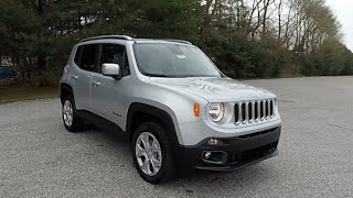 2016 Jeep Renegade Limited 4X4 Silver | New Jeep Dealer | Martinsville, IN | 18362