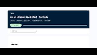 Cloud Storage: Qwik Start – CLI/SDK (GSP074) | Google Cloud Skills Boost Lab Tutorial