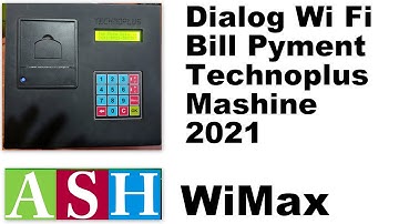 Technoplus Reload Mashine Wi Fi Bill Pyment 2021 Sinhala