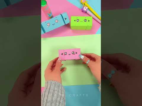 CAJA DE REGALO LINDA KAWAII | HECHA A MANO #shorts #youtubeshorts #artesaniadepapel