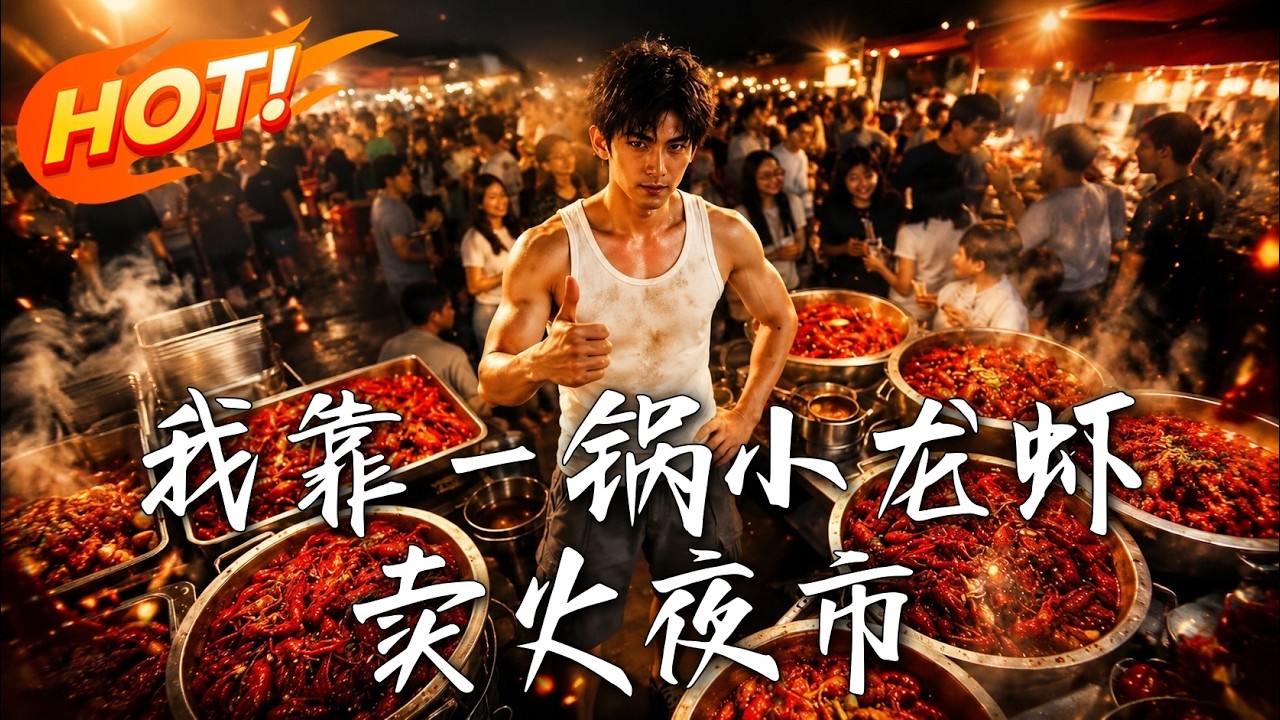 擺攤賣小龍蝦，我成了夜市首富