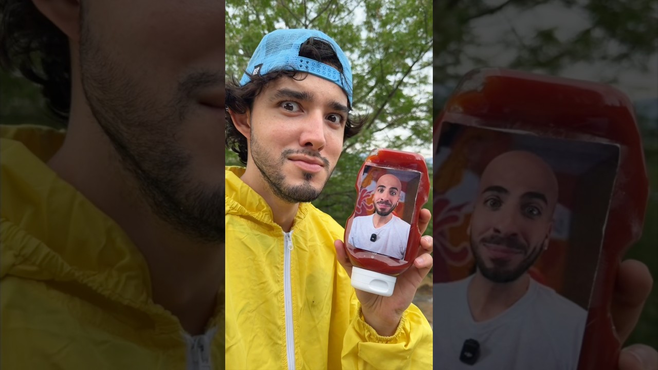 VACIE UNA BOTELLA DE CATSUP EN 0.1 SEGUNDOS😱