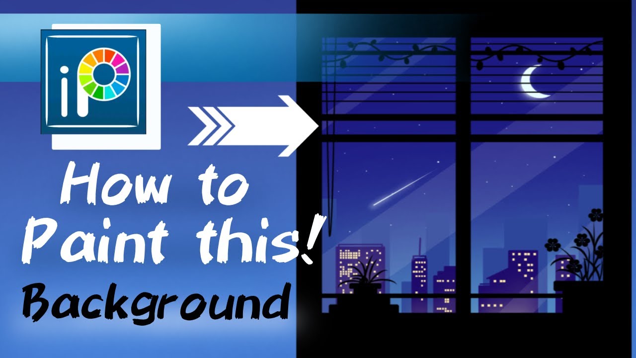 “Easy Background Tutorial in Ibis Paint X | Digital Art for Beginners ...