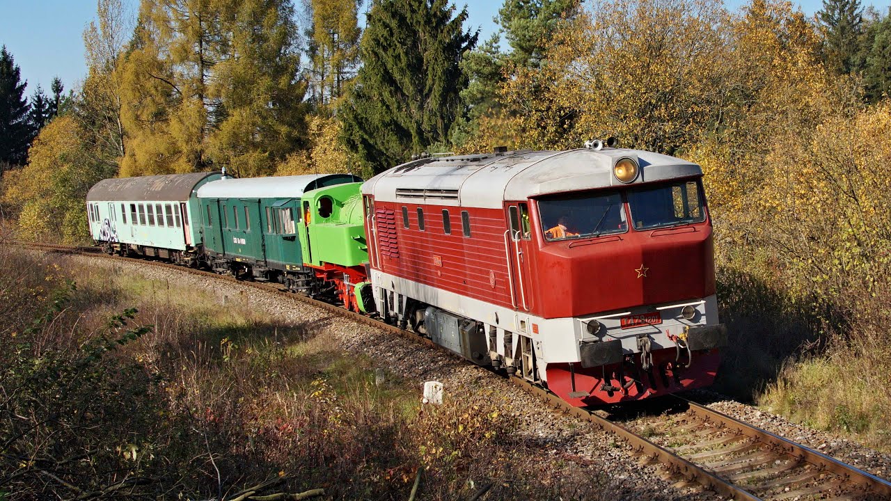Vlaky Slovensko - Preprava parného rušňa CS 400 do Vrútok