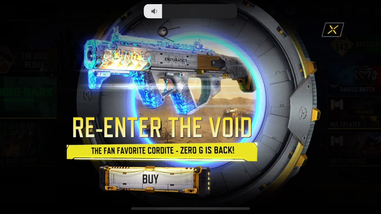The Void Redux Lucky Draw || CODM || Only 3 Spin For Cordite ZeroG