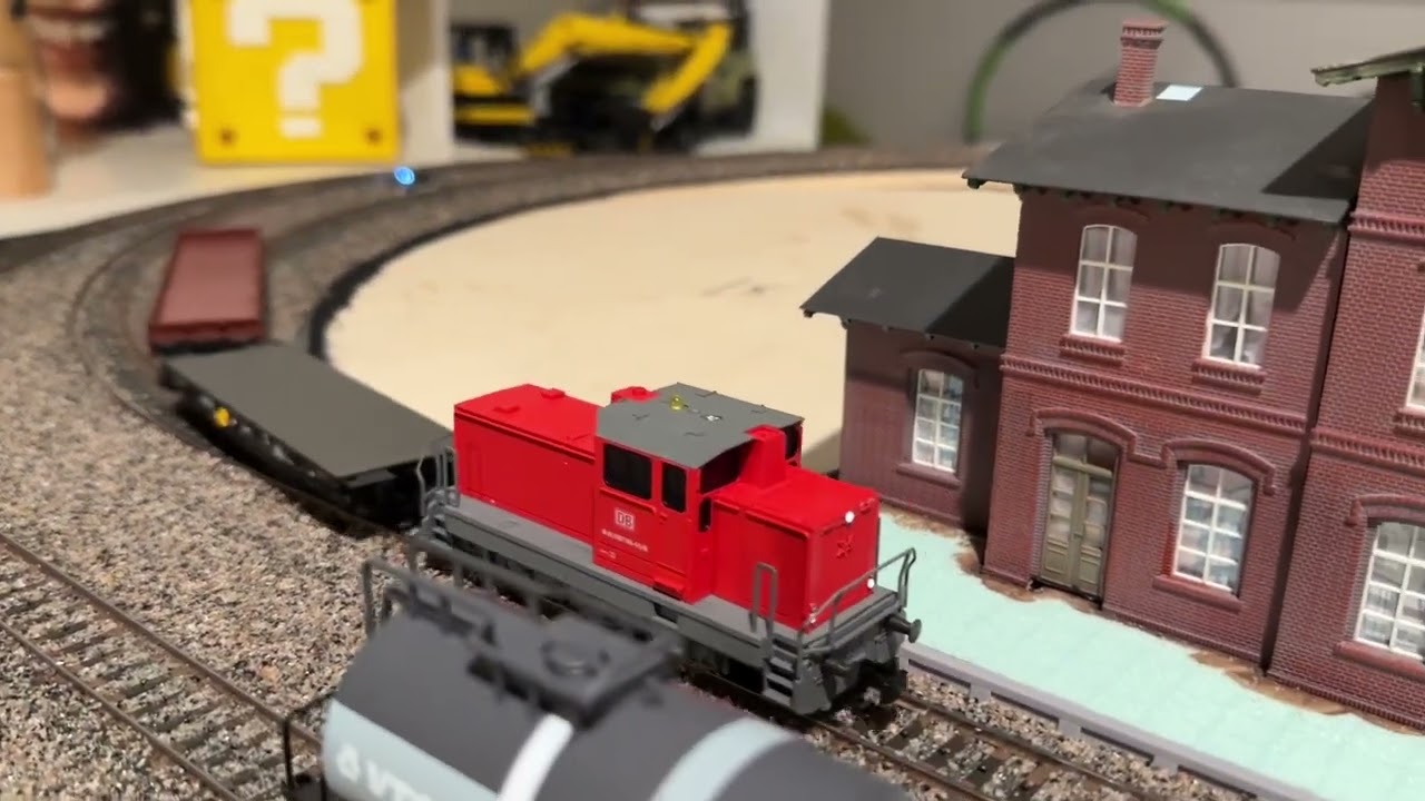 Kleinstanlage in Spur H0 - erste Probefahrt…