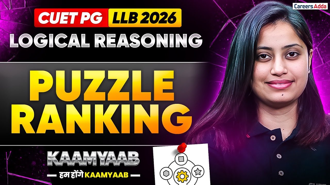 CUET PG LLB & MH CET LAW 2026 | Logical Reasoning Puzzle & Ranking For ...